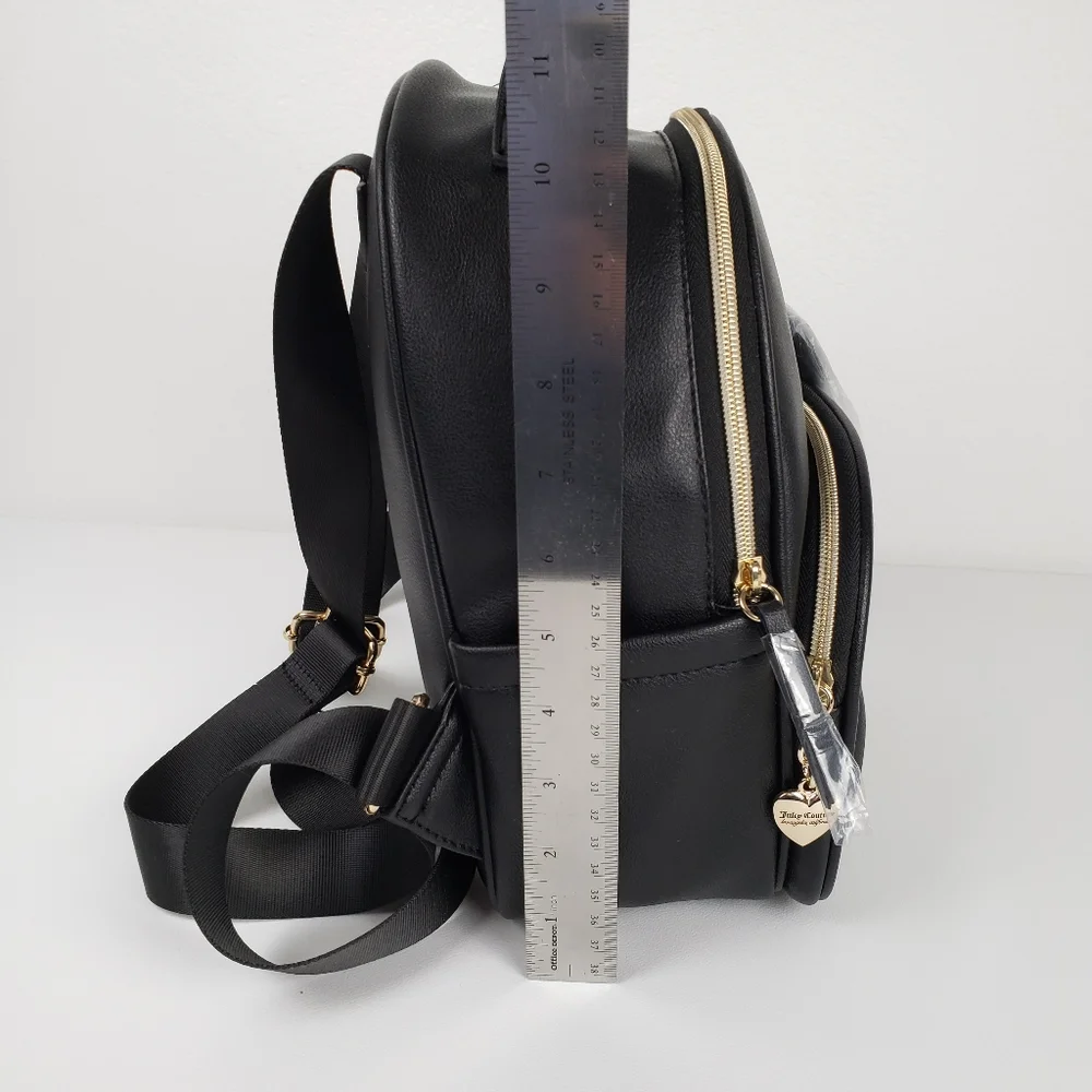 Juicy Couture Licorice Heritage Mini Backpack Crown Heart Logo